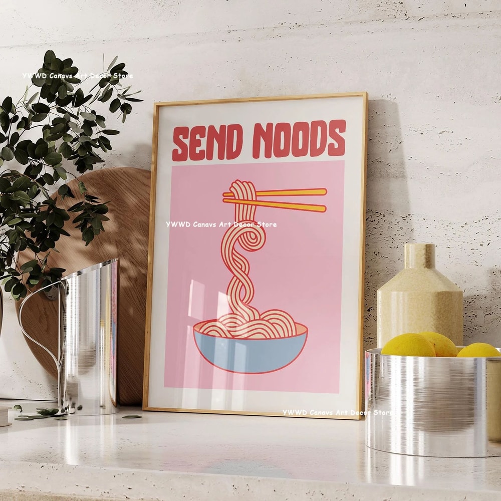 Bon Appetit Kitchen Canvas Poster Coffee Espresso Typography Wall Art For Dining Room Decor 16