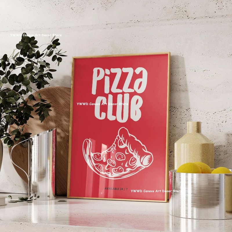 Bon Appetit Kitchen Canvas Poster Coffee Espresso Typography Wall Art For Dining Room Decor 18