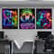 Gaming Room Canvas Poster Punk Style Gamepad Wall Art For Gamer Bedroom Decor 2