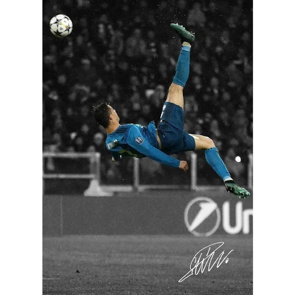 Modern Soccer Player Canvas Poster Football Portrait Wall Art For Home Decor 10