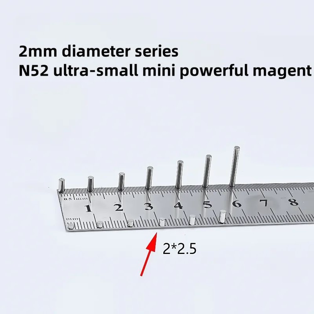 N52 Mini Round Neodymium Magnets Set 10PCS UltraStrong Small Refrigerator Magnets 17
