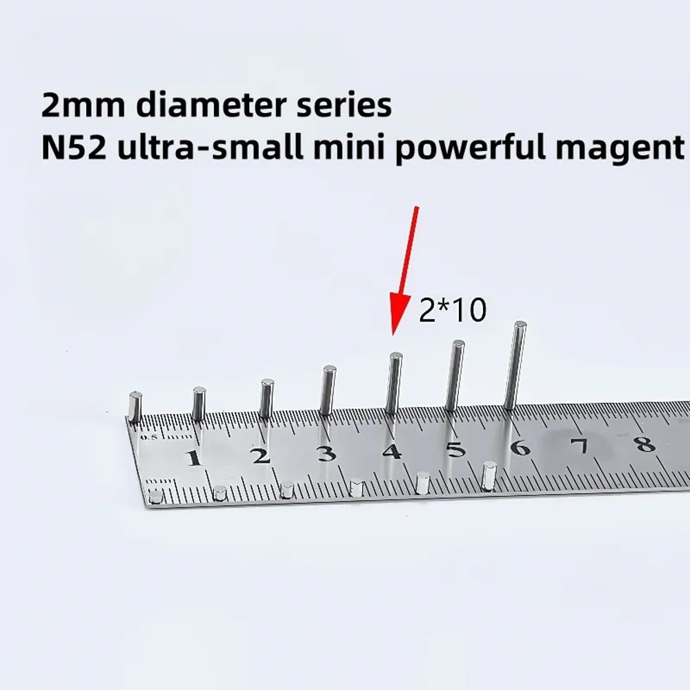 N52 Mini Round Neodymium Magnets Set 10PCS UltraStrong Small Refrigerator Magnets 13