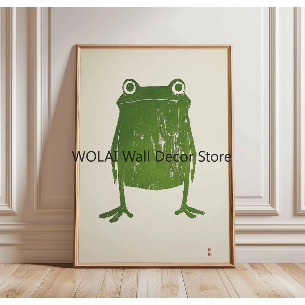 Japanese Tiger Koi Canvas Wall Art Asian Animal Print Poster For Modern Home DecorBring Strength 1