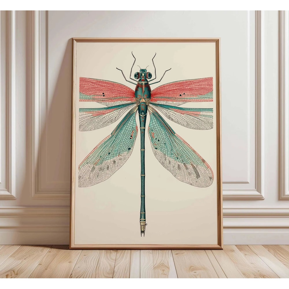 Japanese Tiger Koi Canvas Wall Art Asian Animal Print Poster For Modern Home DecorBring Strength 14