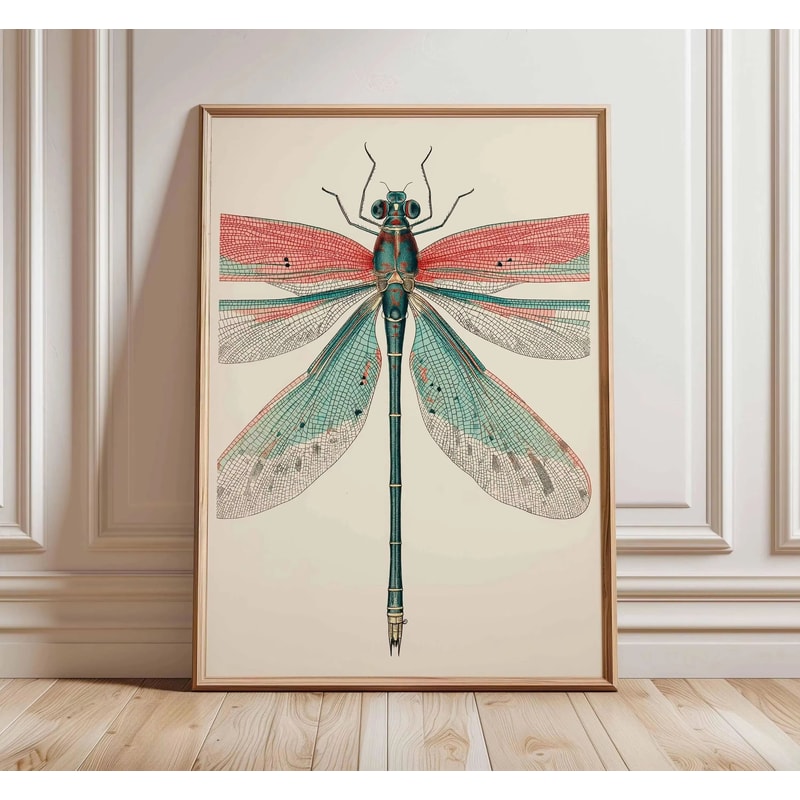 Japanese Tiger Koi Canvas Wall Art Asian Animal Print Poster For Modern Home DecorBring Strength 14