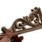 Vintage Floral Wood Carved Appliques Natural Oak Decorative Furniture Wall Trim Ornament 1