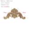 Vintage Floral Wood Carved Appliques Natural Oak Decorative Furniture Wall Trim Ornament 8