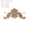 Vintage Floral Wood Carved Appliques Natural Oak Decorative Furniture Wall Trim Ornament 6