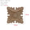 Vintage Floral Wood Carved Appliques Natural Oak Decorative Furniture Wall Trim Ornament 18