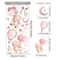 Pink Cartoon Bear Balloon Wall Stickers Cute Nursery Vinyl Decals For Kids Room Decor 8