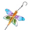 Hummingbird Dragonfly Wind Chime Metal Glass Hanging Bell Outdoor Garden Decor 2