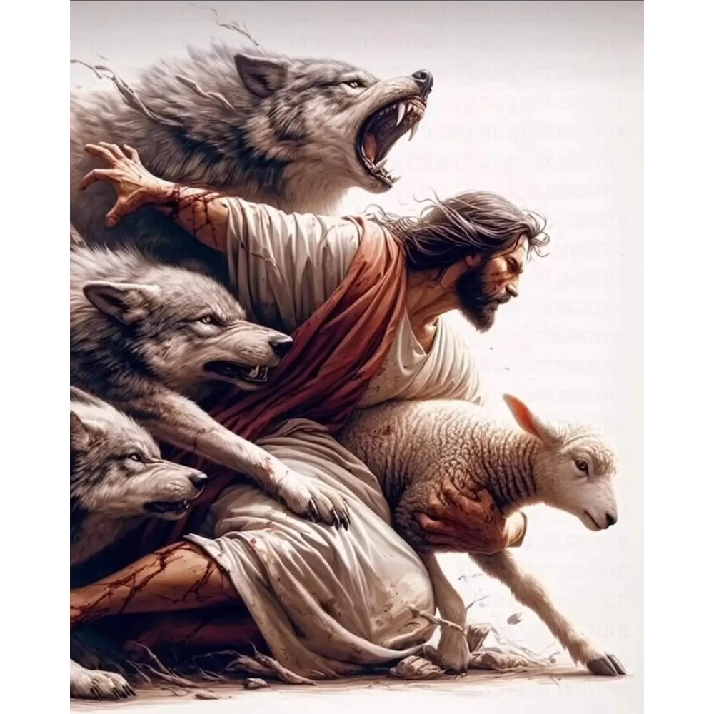 Sacred Heart Jesus Canvas Wall Art Holy Trinity Christian Religious Poster Decor 17