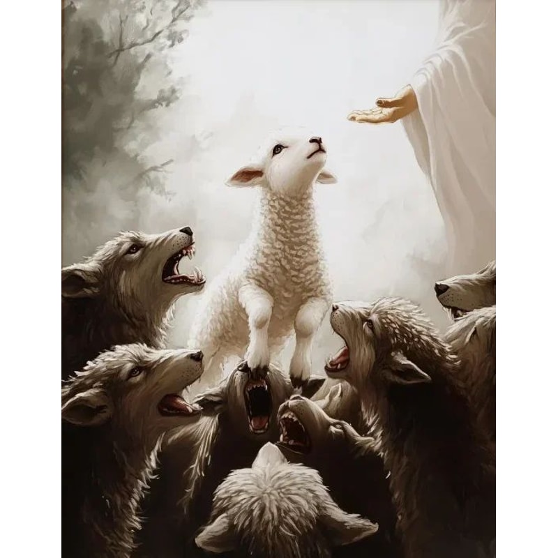 Sacred Heart Jesus Canvas Wall Art Holy Trinity Christian Religious Poster Decor 26