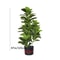 591 In Artificial Fiddle Leaf Fig Tree Large Tropical Faux Ficus Plant For Home Office Decor 8