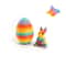 3D Printed Easter Rabbit Ornament Cute Bunny Egg Desktop Decor For Kids Gift 1
