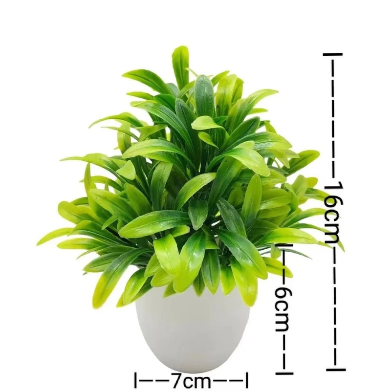 Mini Artificial Bonsai Plant Decor Realistic Fake Potted Flower For Desk Home Office Styling 3