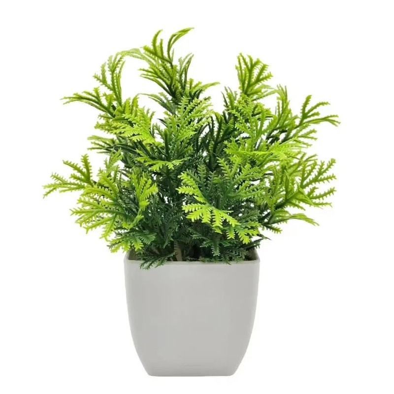 Mini Artificial Bonsai Plant Decor Realistic Fake Potted Flower For Desk Home Office Styling 5
