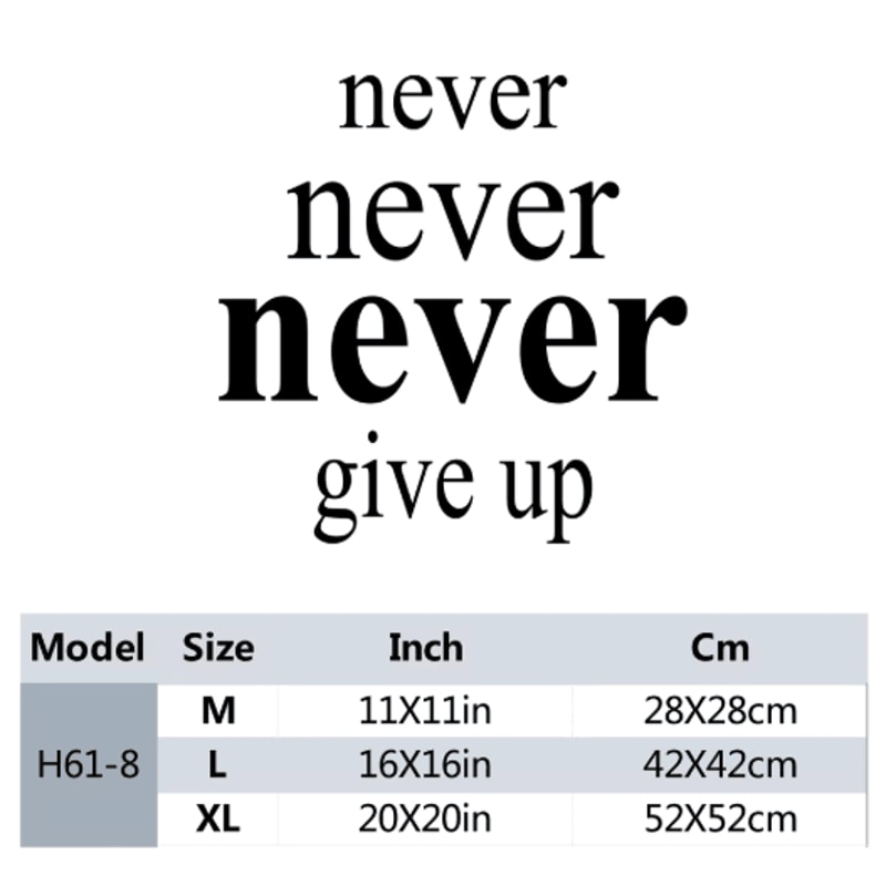 Inspirational Wall Quote Sticker Waterproof Vinyl Wall Decal For Home Kids Room Decor 13