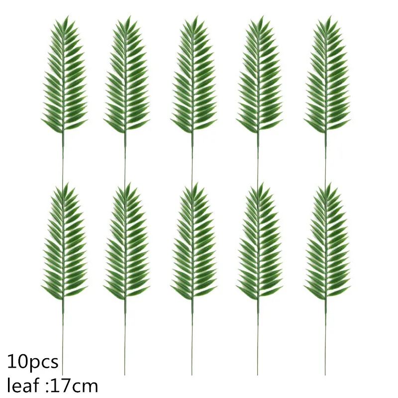 Lush Tropical Artificial Palm Leaf Decor Set Realistic Green Silk Turtle Leaves For Events Home S