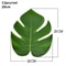 Lush Tropical Artificial Palm Leaf Decor Set Realistic Green Silk Turtle Leaves For Events Home S