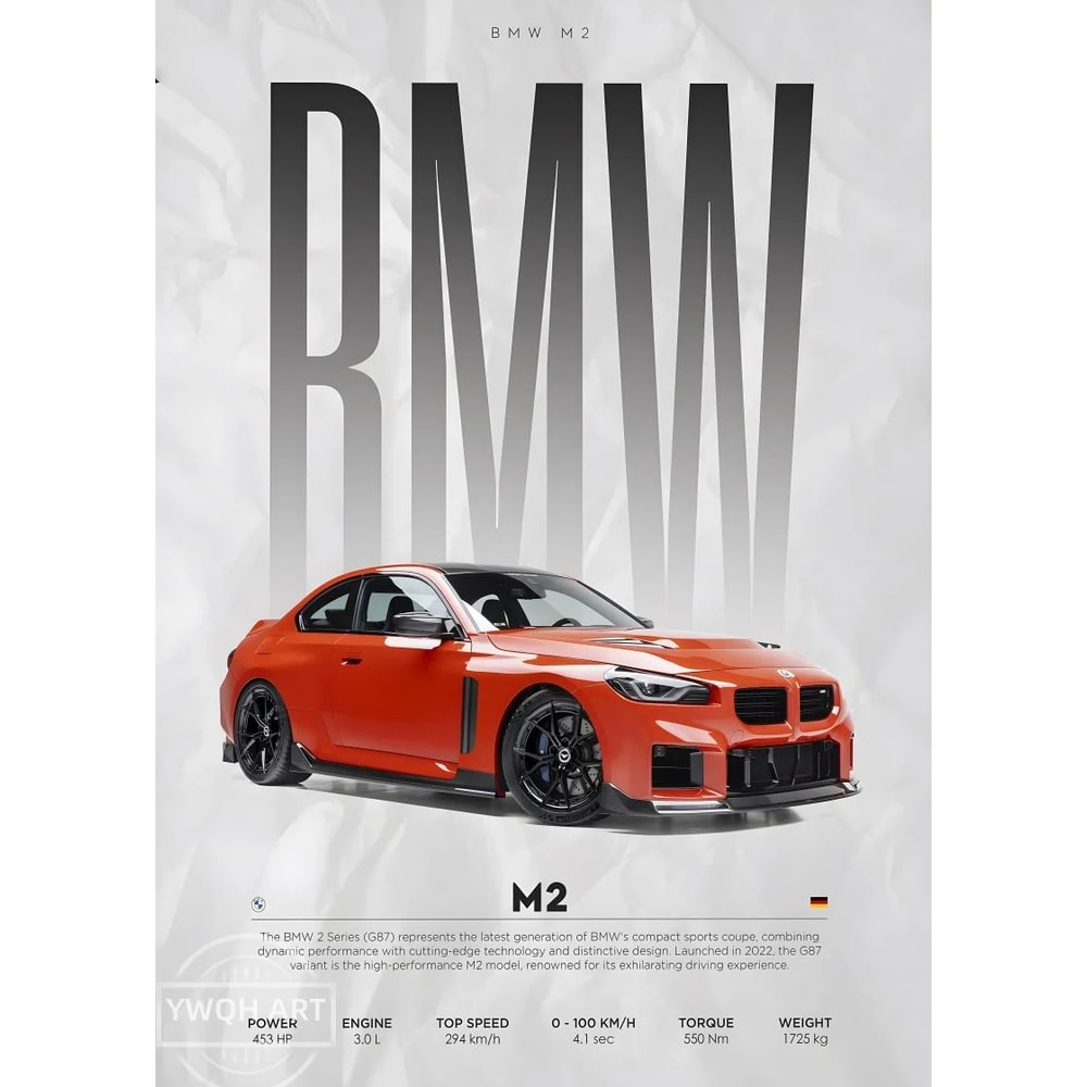 Modern Black Sports Car Canvas Wall Art Famous Racing Car Poster Print For Living Room Decor 6