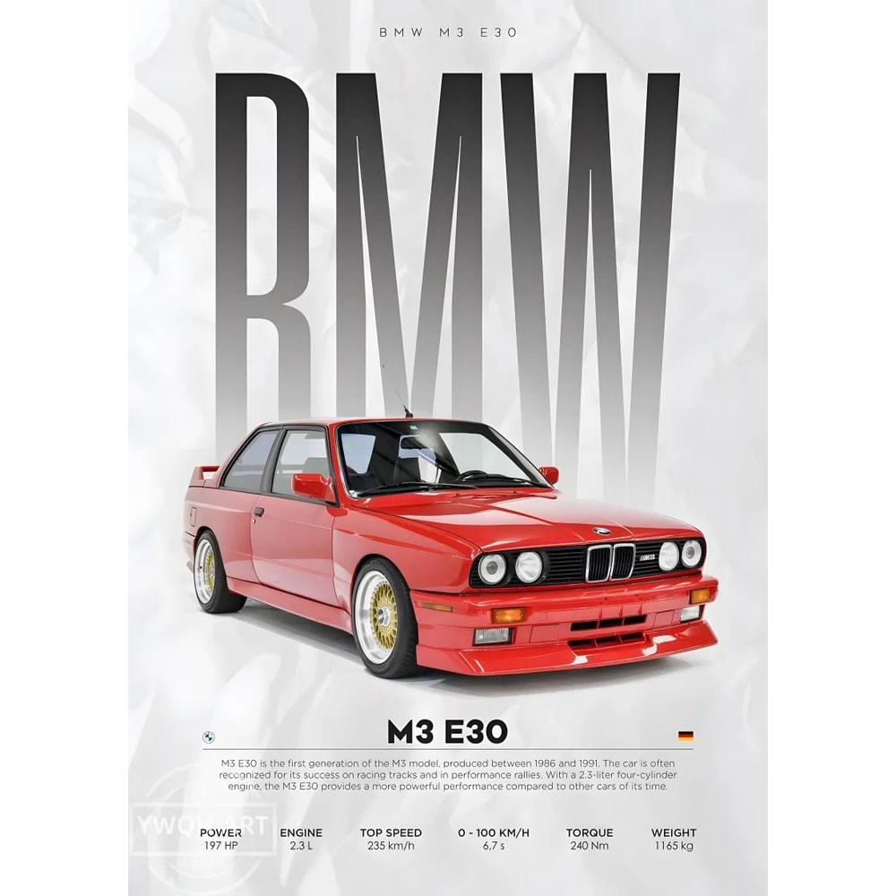 Modern Black Sports Car Canvas Wall Art Famous Racing Car Poster Print For Living Room Decor 12