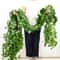 689 Ft Artificial Ivy Leaf Garland Realistic Green Silk Vine For Wall Wedding Home Decor 0