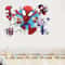 Cute Spiderman Wall Stickers For Kids Superhero PVC Decals For Bedroom Playroom Decor 5