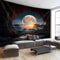 Tranquil Moon Cave Forest Tapestry Scenic Polyester Wall Hanging For Bedroom Living Room Decor 1