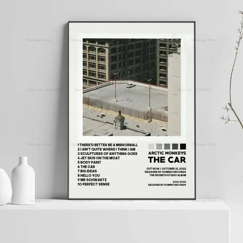 Arctic Monkeys Album Cover Canvas Wall Art Favourite Worst Nightmare The Car Poster Print Decor 1