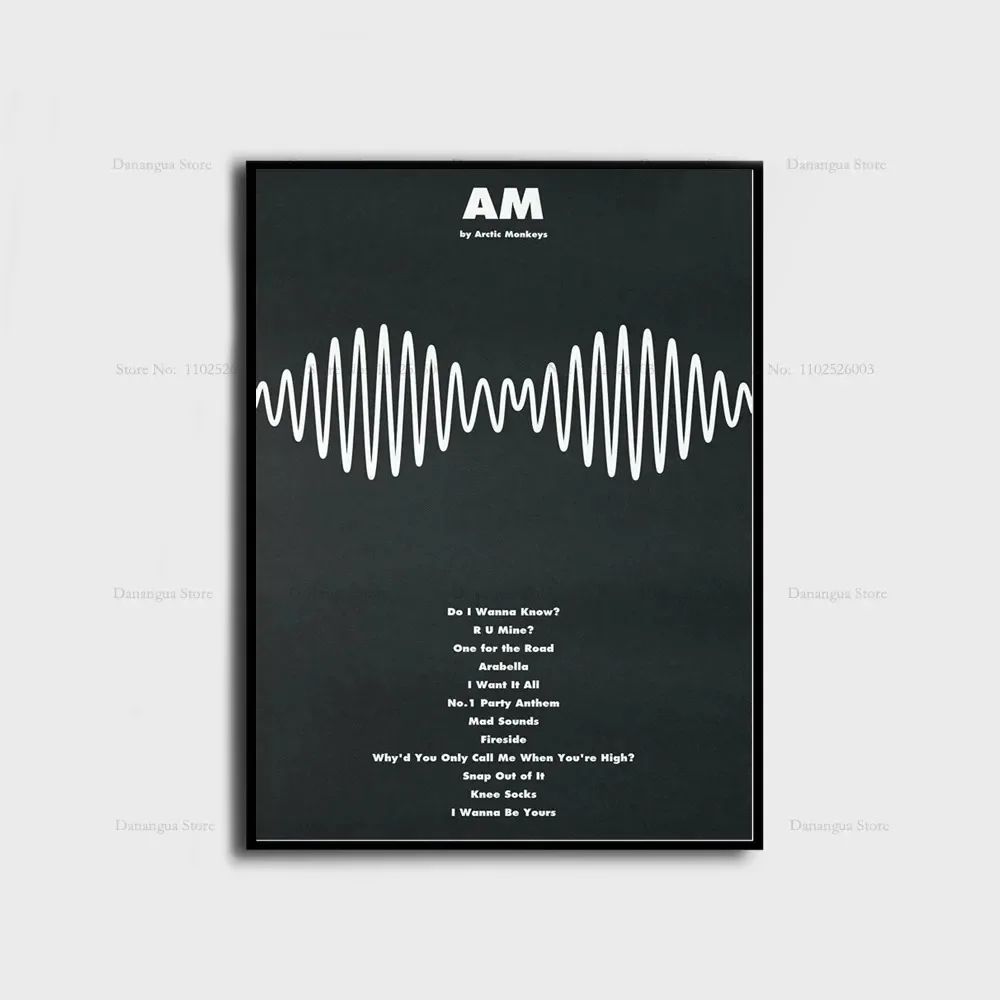 Arctic Monkeys Album Cover Canvas Wall Art Favourite Worst Nightmare The Car Poster Print Decor 21