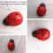 Large Wooden Ladybug Garden Decor Handcrafted Miniature Insect For Fairy Garden DIY Crafts 4