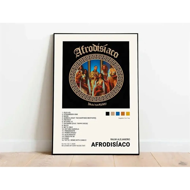 Latin Urban Music Canvas Wall Art Quevedo Mora Feid Rauw Alejandro Poster Print Decor 17