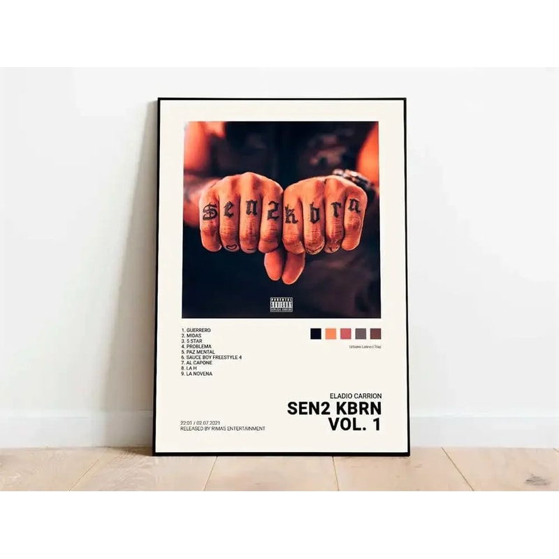 Latin Urban Music Canvas Wall Art Quevedo Mora Feid Rauw Alejandro Poster Print Decor 20