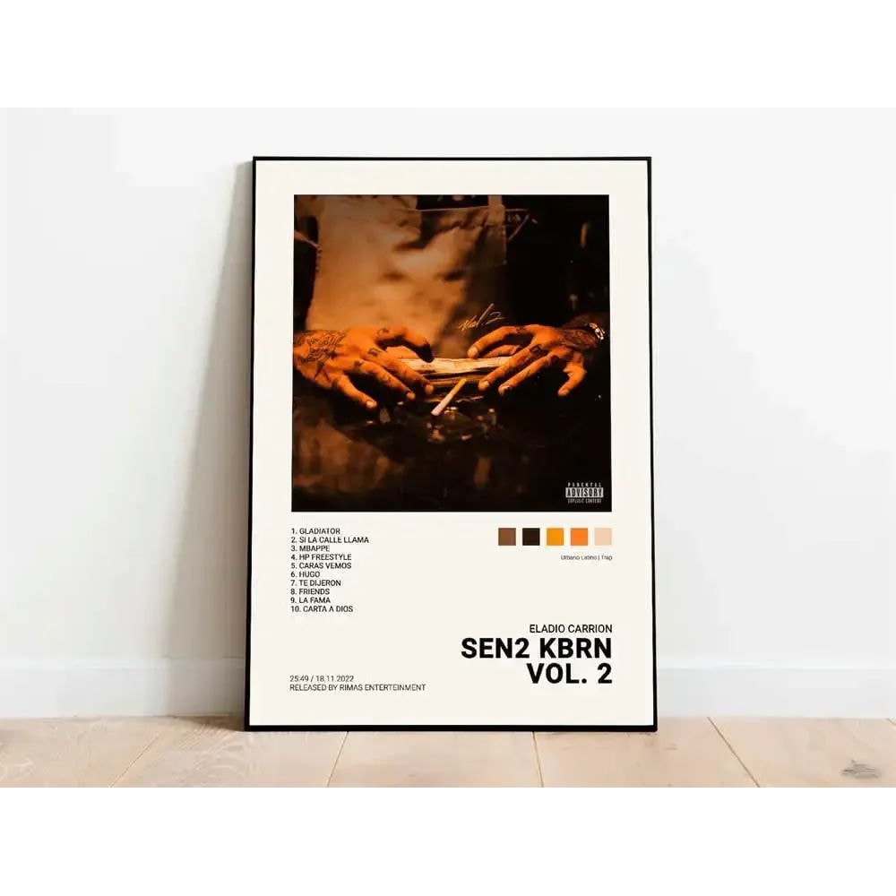 Latin Urban Music Canvas Wall Art Quevedo Mora Feid Rauw Alejandro Poster Print Decor 21