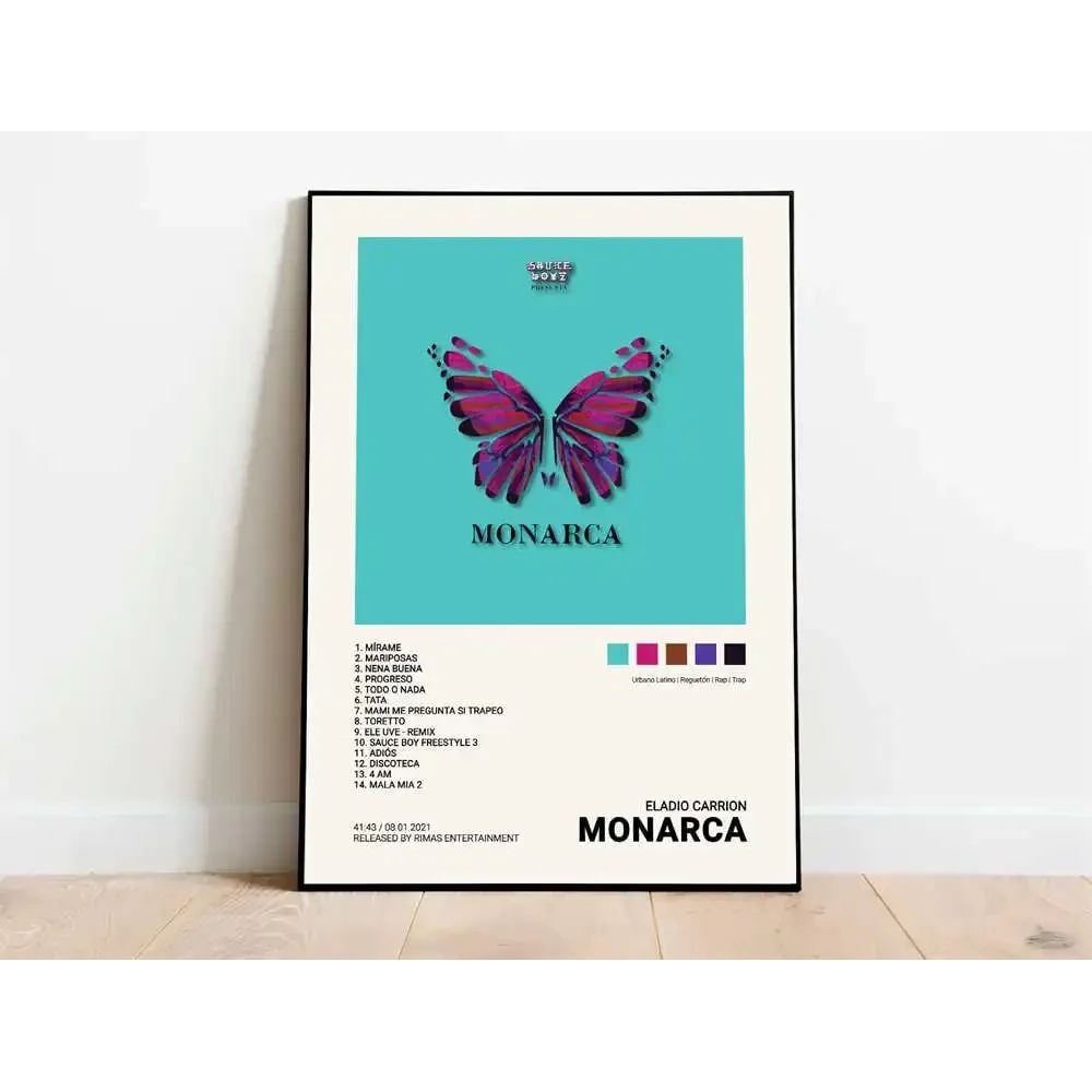 Latin Urban Music Canvas Wall Art Quevedo Mora Feid Rauw Alejandro Poster Print Decor 22