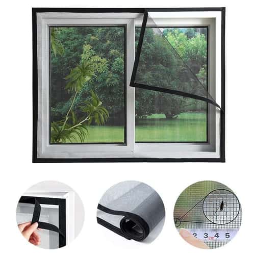 Self-Adhesive Mosquito Net Screen – Cut-to-Size Gauze Window & Door Insect Curtain