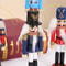 Mini Wooden Nutcracker Puppet Ornaments Christmas Soldier Desktop Decor Festive Hanging Dolls 5