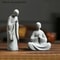 Zen Wishing Monk Resin Figurine Buddhist Micro Landscape Decor For Aquarium Garden Meditation Spa 2