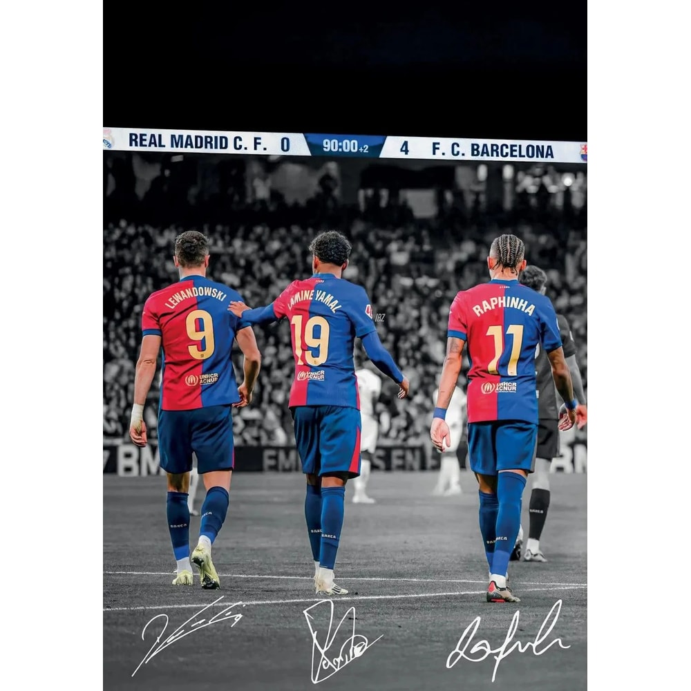 Modern Soccer Player Canvas Wall Art Football Athlete Highlight Poster For Room Decor 12