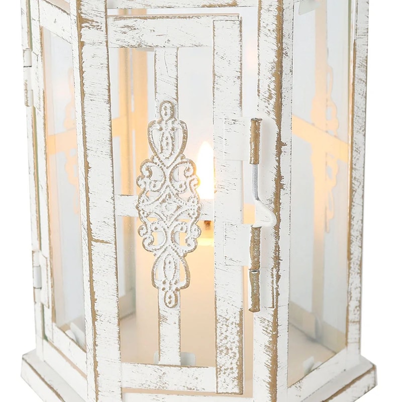 Vintage Metal Candle Lantern Hanging Decorative Candle Holder For Indoor Outdoor Home Wedding Dec 9