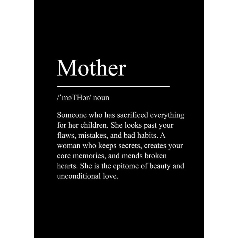 Minimalist Inspirational Definition Canvas Poster Success Focus Mindset Wall Art Decor 21