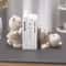 Cute Bear Bookend Figurine Cream Style Decorative Book Holder For Home Shelf Decor 7