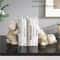 Cute Bear Bookend Figurine Cream Style Decorative Book Holder For Home Shelf Decor 8