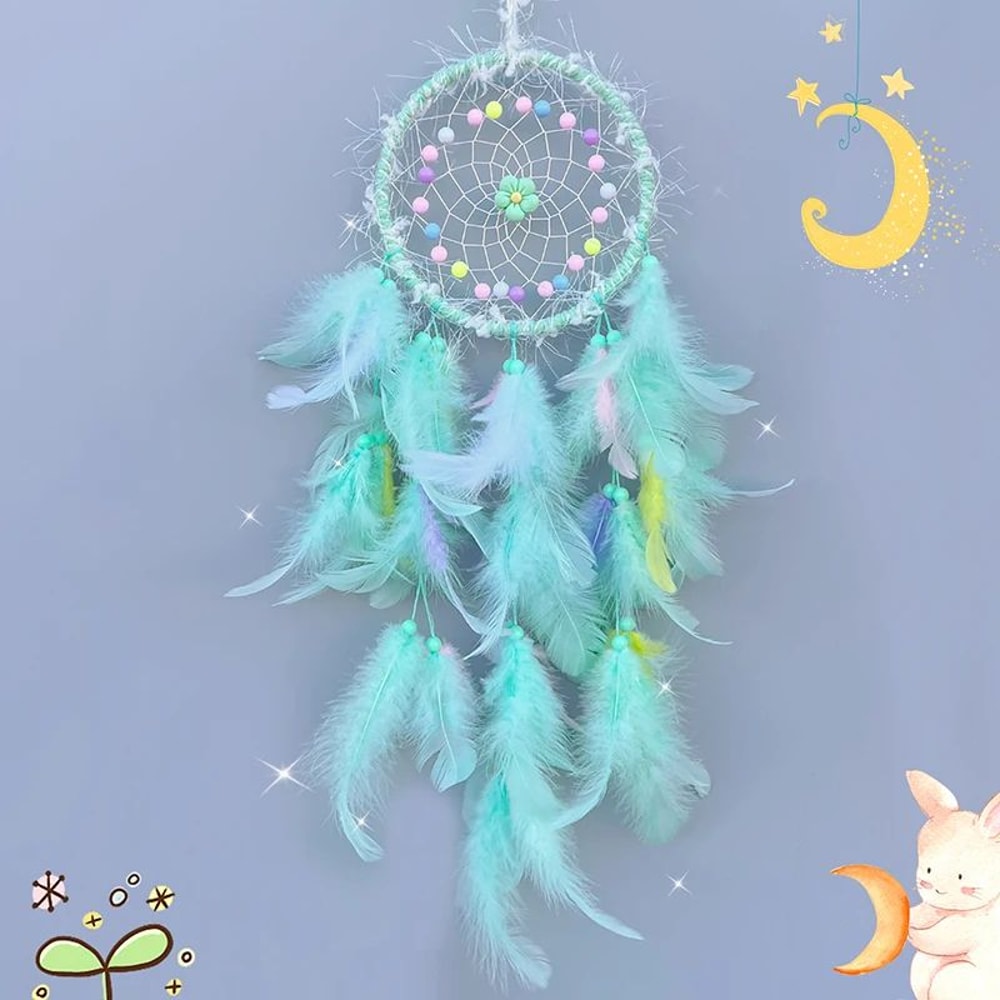 Handmade Dream Catcher Wind Chime Boho Hanging Ornament For Bedroom Car Home Decor 6