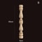 Vintage Carved Wooden Spindle Column Decorative Gourd Pillar Applique For Furniture Home Decor 21