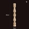 Vintage Carved Wooden Spindle Column Decorative Gourd Pillar Applique For Furniture Home Decor 26