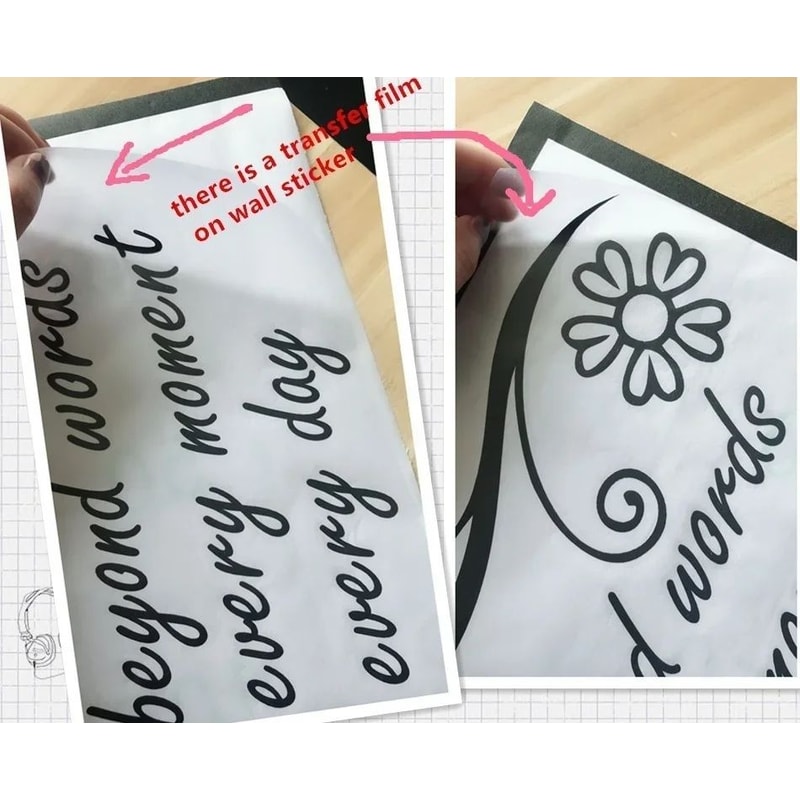 Live Laugh Love Butterfly Wall Sticker Modern Floral Quote Vinyl Decal For Living Room Decor 3