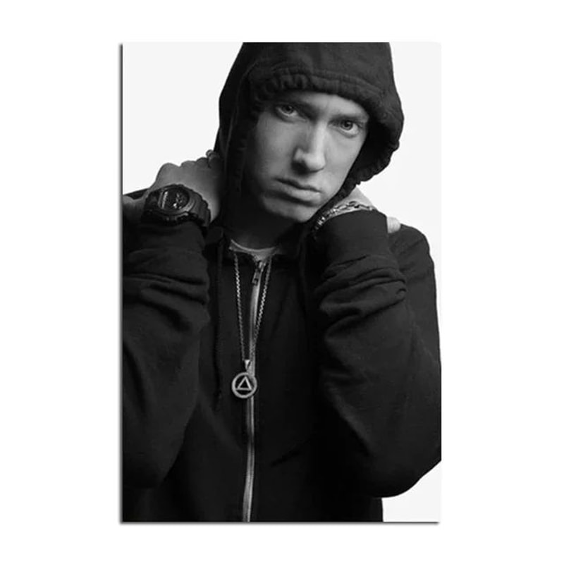 Eminem Rap Legend Canvas Wall Art Modern HipHop Music Poster For Room Decor 13
