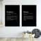 Minimalist Inspirational Text Canvas Poster 1